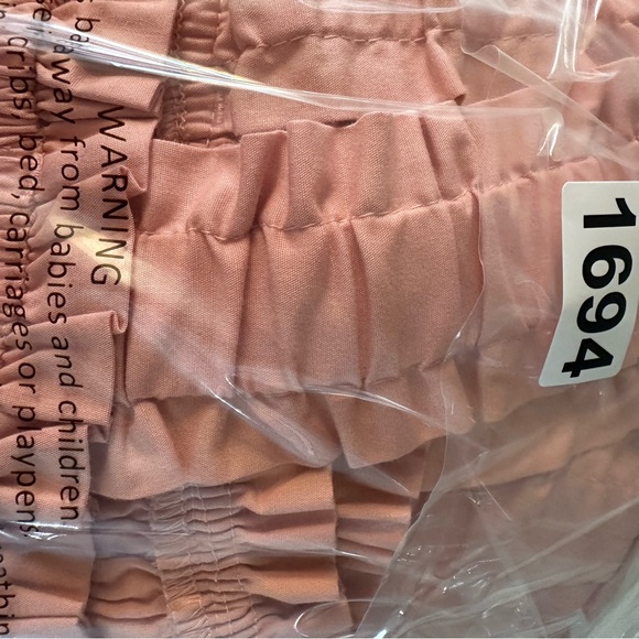 Abercrombie &‎ Fitch Smocked Bodice Easy Maxi Dress XLT Pink NWT - Picture 16 of 16